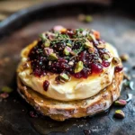 Best Baked Brie with Honey, Fig and Pistachio