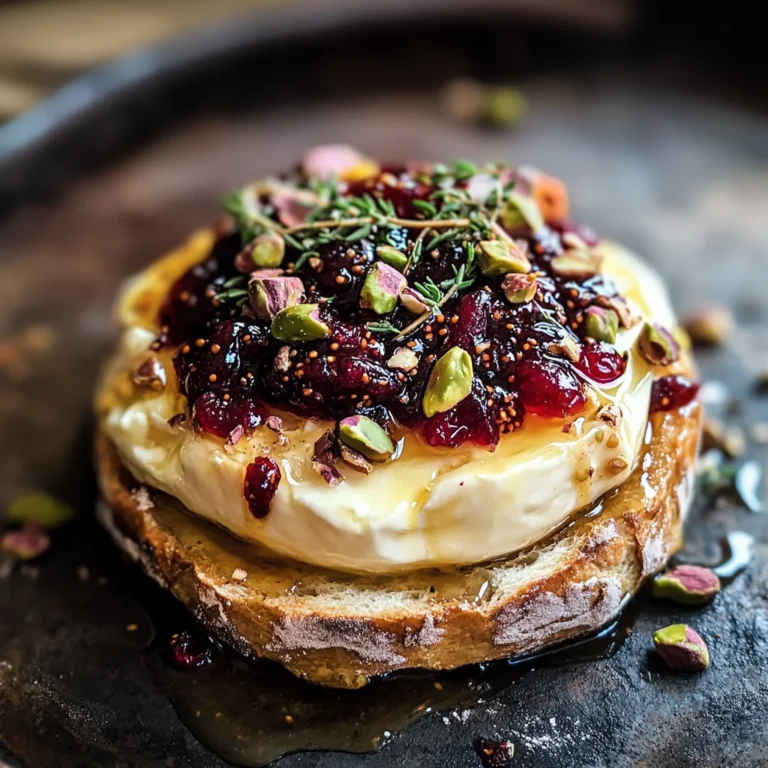 Best Baked Brie with Honey, Fig and Pistachio