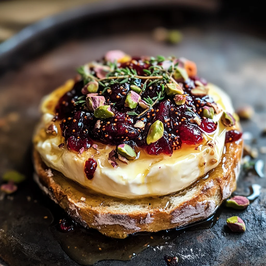 Best Baked Brie with Honey, Fig and Pistachio