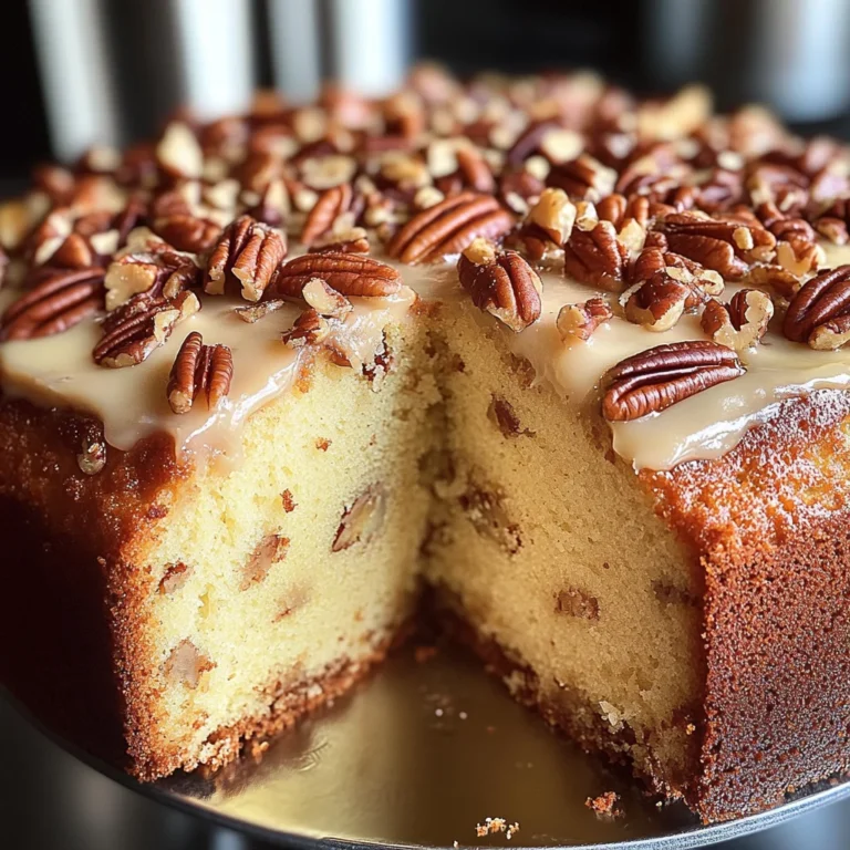Butter Pecan Pound Cake