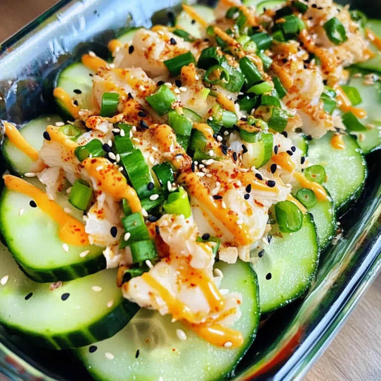 California Roll Cucumber Salad