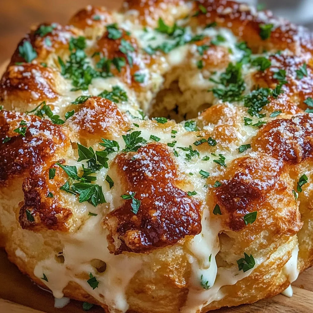 Chicken Alfredo Monkey Bread