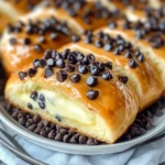 Chocolate Chip Vanilla Custard Brioches