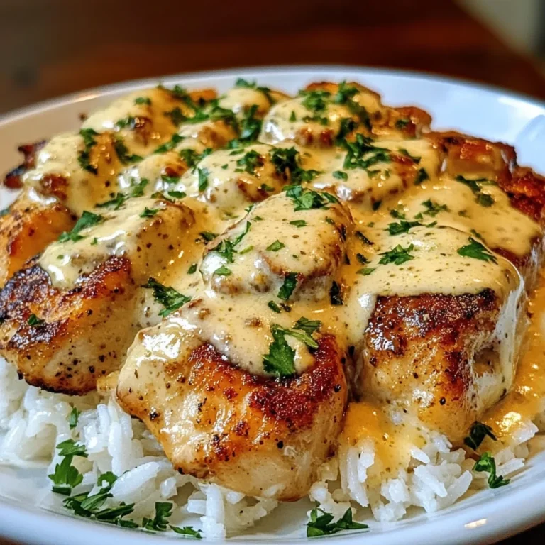Creamy Smothered Chicken Rice