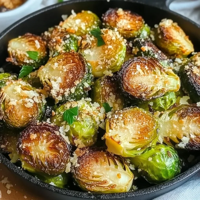 Crispy Parmesan-Crusted Roasted Brussels Sprouts