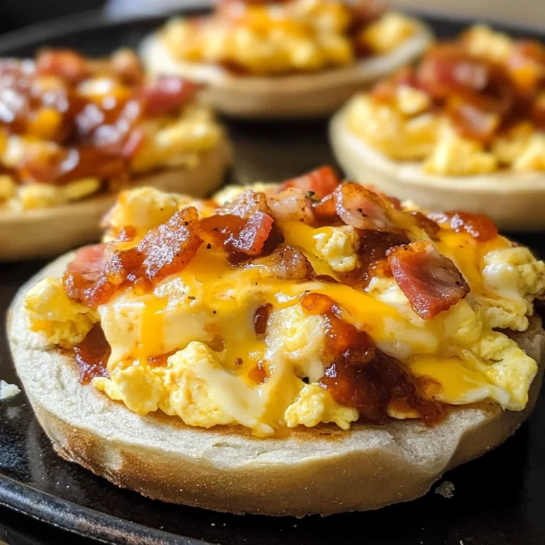 English Muffin Breakfast Pizzas