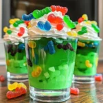 Gummy Worm Jello Cups Recipe