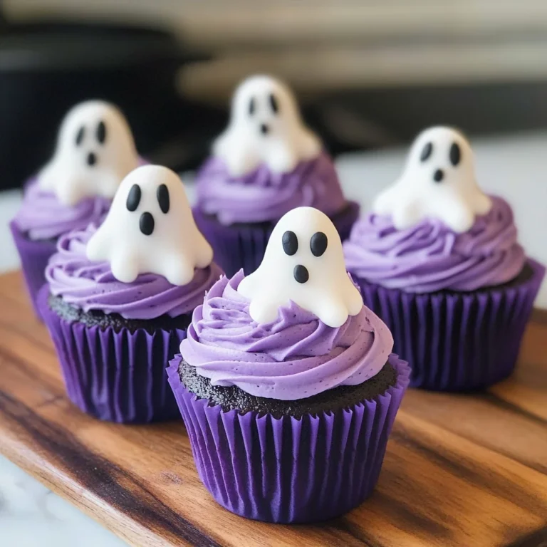 Halloween Ghost Cupcakes