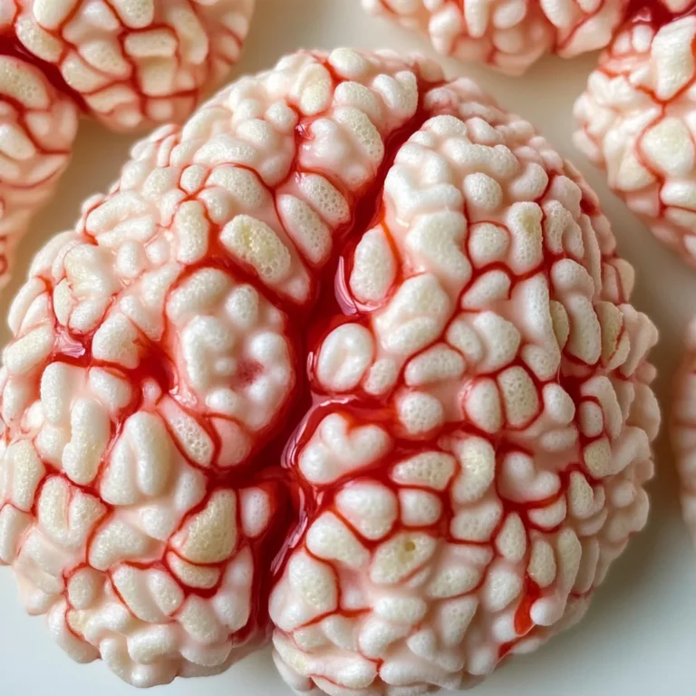 Marshmallow Rice Bubbles Halloween Brains