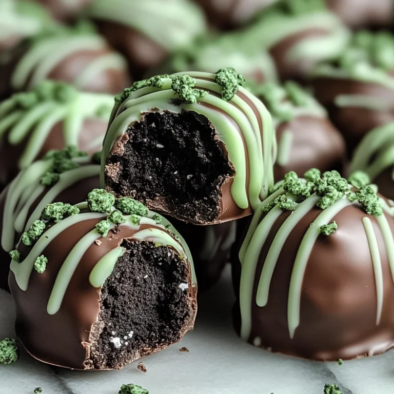 Mint Oreo Truffles