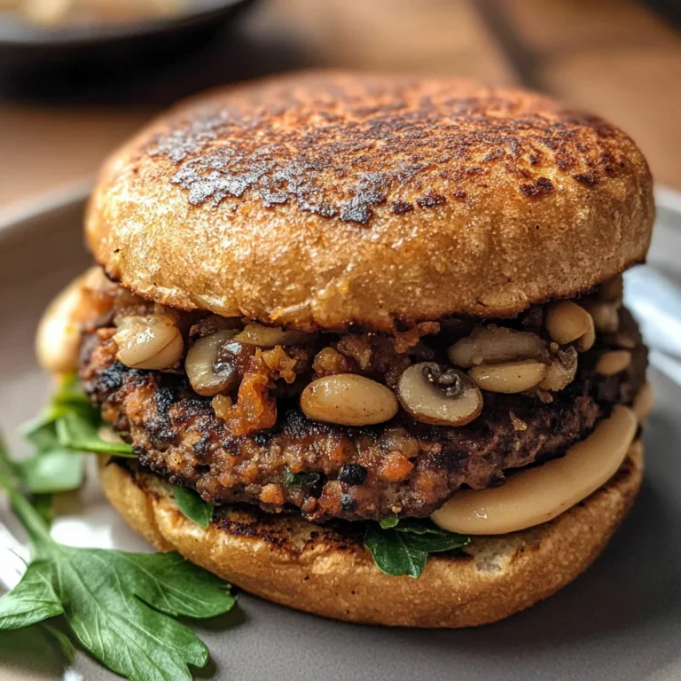 Mushroom Veggie Burgers