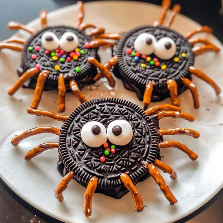 Oreo Spider Halloween Cookies
