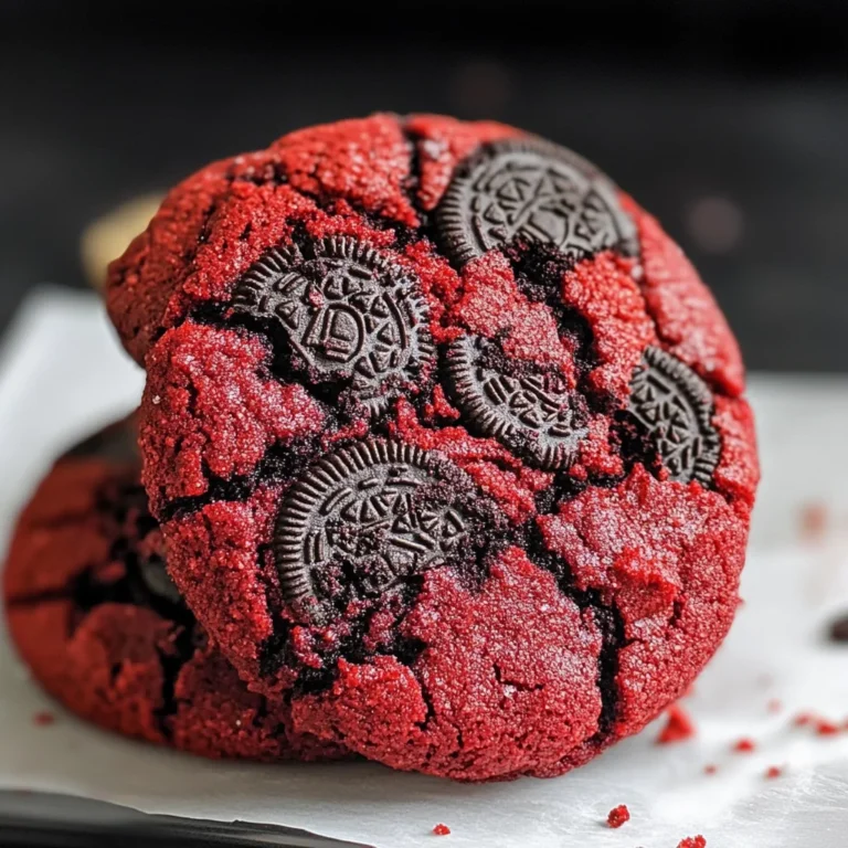 Stranger Things Red Velvet Cookies