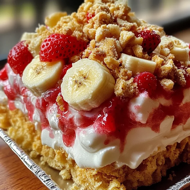 Strawberry Crunch Banana Pudding Recipe - Easy Dessert Delight