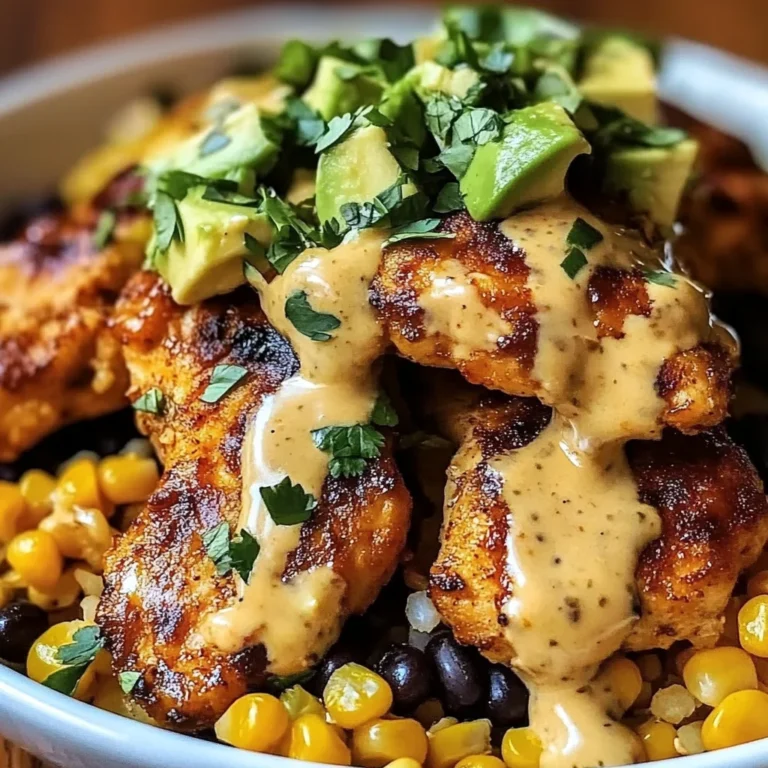 Street Corn Chicken Bowl: A Flavorful & Easy Recipe
