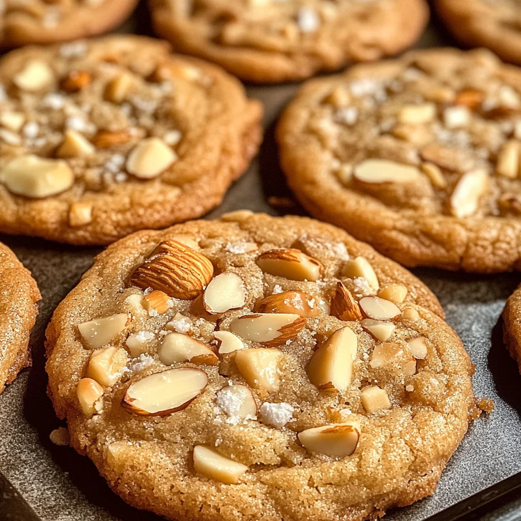 Toffee Almond Cookies