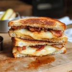 Bacon, Pear and Fig Grilled Cheese