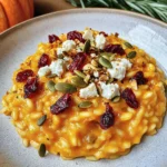 Baked Pumpkin Goat Cheese Risotto