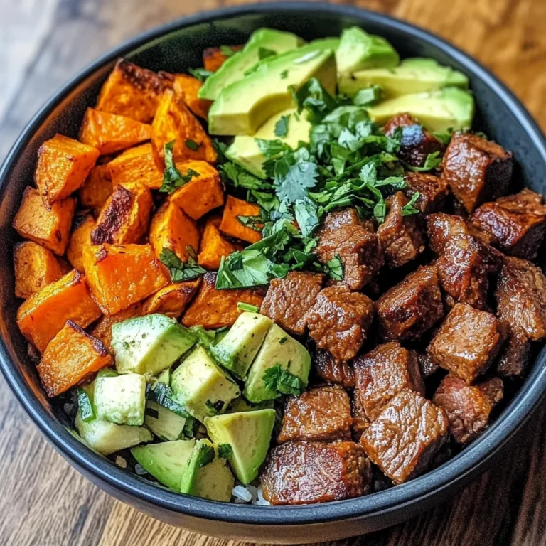 Beef and Sweet Potato Power Bowl