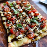 Bruschetta Flatbread Pizza Naan