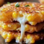 Cheesy Corn Fritters