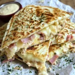 Chicken Cordon Bleu Quesadillas
