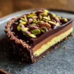 Chocolate Pistachio Ganache Tart Recipe