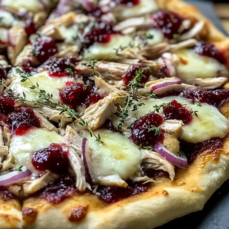 Cranberry Chicken & Brie Pizza Recipe