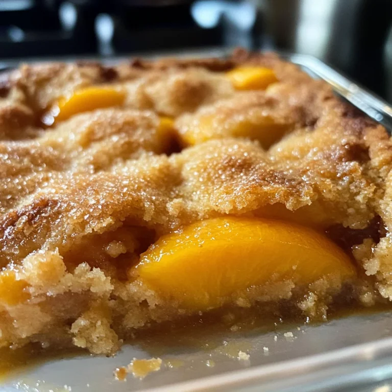 Divine Brown Butter Peach Cobbler: 5-Ingredient Magic