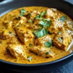 Easy Homemade Chicken Korma with Flatbread or Rice