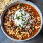 Easy Lasagna Soup Recipe