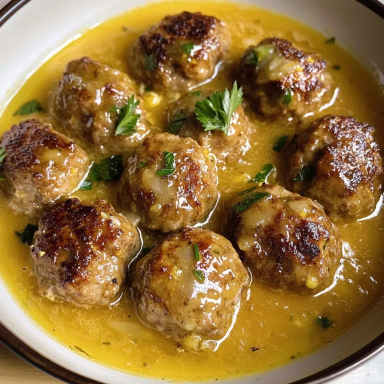 Keftedes In Lemon Sauce
