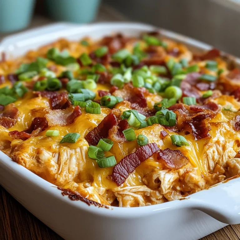 Keto BBQ Chicken Casserole