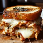 Lazy Chicken Parmesan Grilled Cheese
