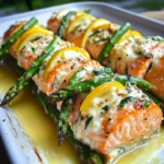 Lemon Basil Salmon Rolls