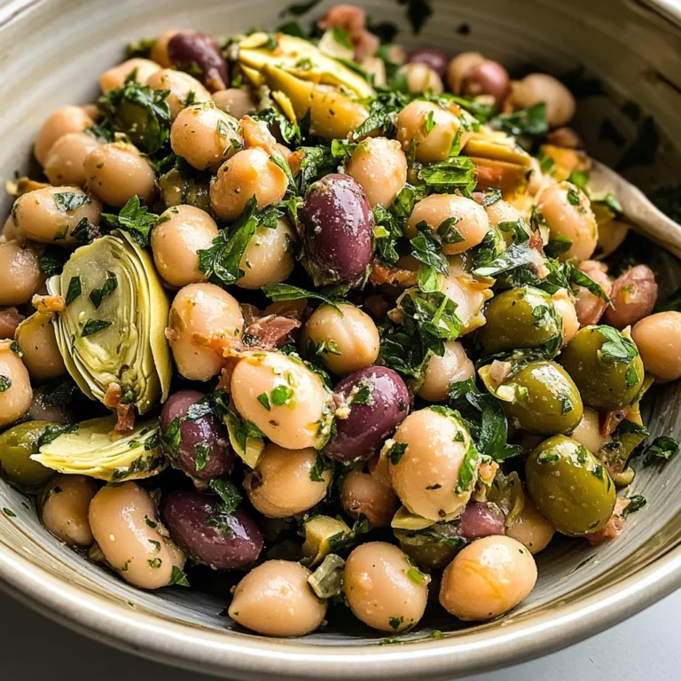 Marinated Za'atar Bean Salad