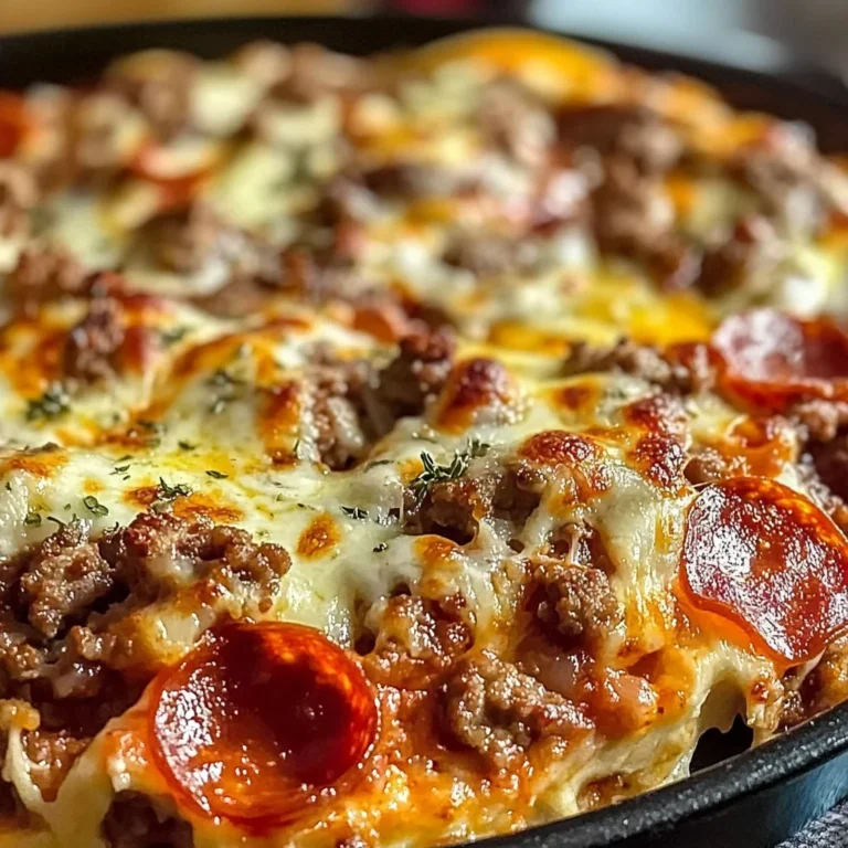 Meat Lovers Pizza Casserole