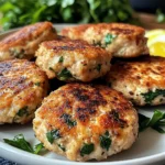 Mediterranean Chicken Patties