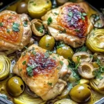Mediterranean Lemon Chicken with Artichokes & Olives
