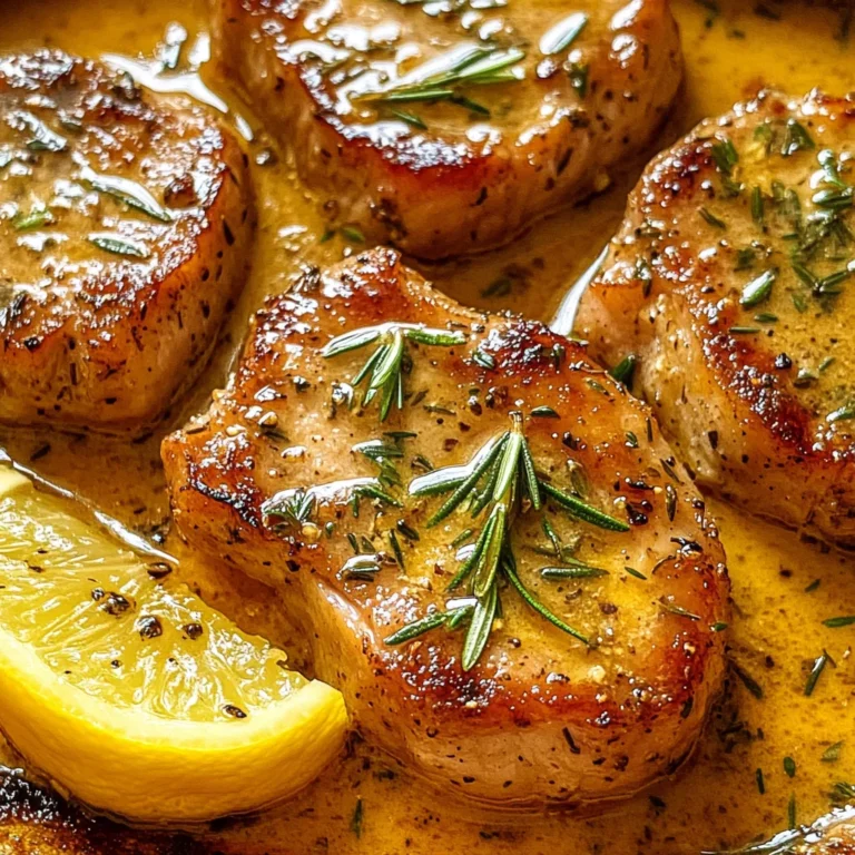 Rosemary Garlic Butter Pork Chops