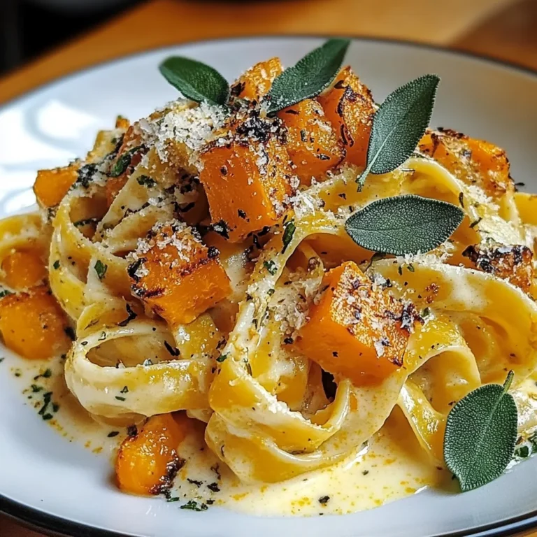 Savory Butternut Squash & Sage Pasta