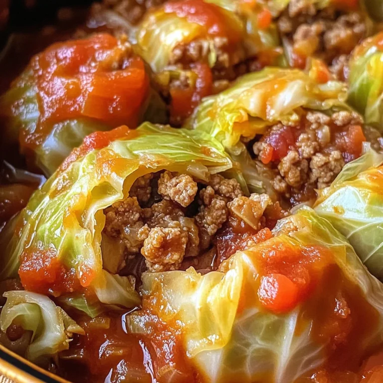 Slow Cooker Unstuffed Cabbage Rolls