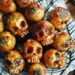 Spooky Halloween Skull Potatoes
