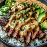 Steak Queso Rice