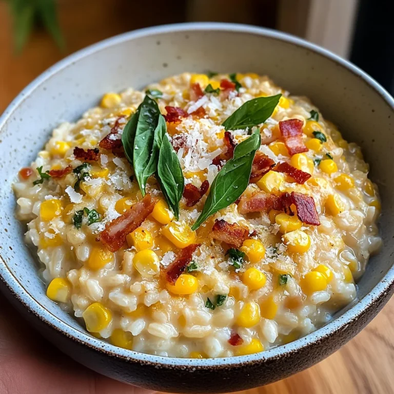 Sweet Corn Risotto
