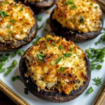 Tasty Crab Stuffed Portobello Mushrooms