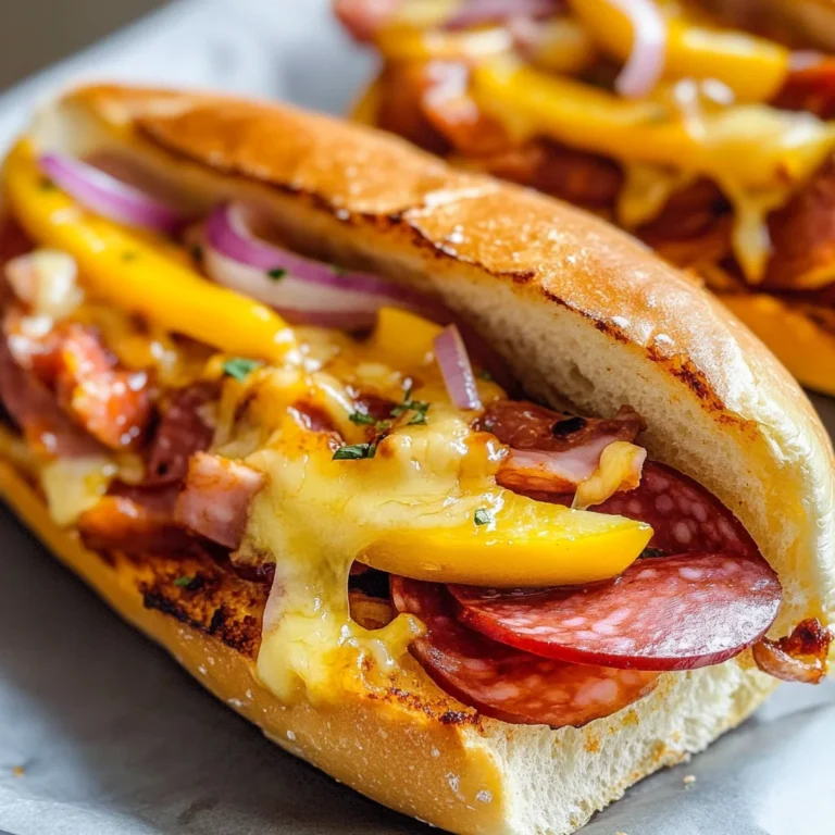 the best Baked Italian Sub Sandwich