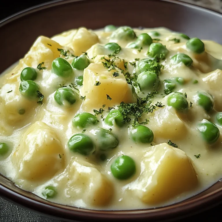 Creamed Peas and Potatoes