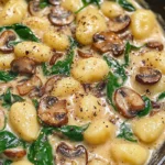 Creamy Spinach and Mushroom Gnocchi (One-Pan, 20 Minutes)