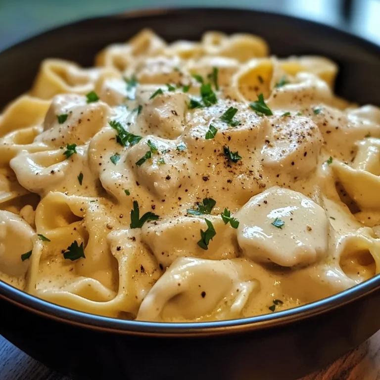 Crockpot Chicken Alfredo Tortellini: A Creamy Delight You’ll Love!